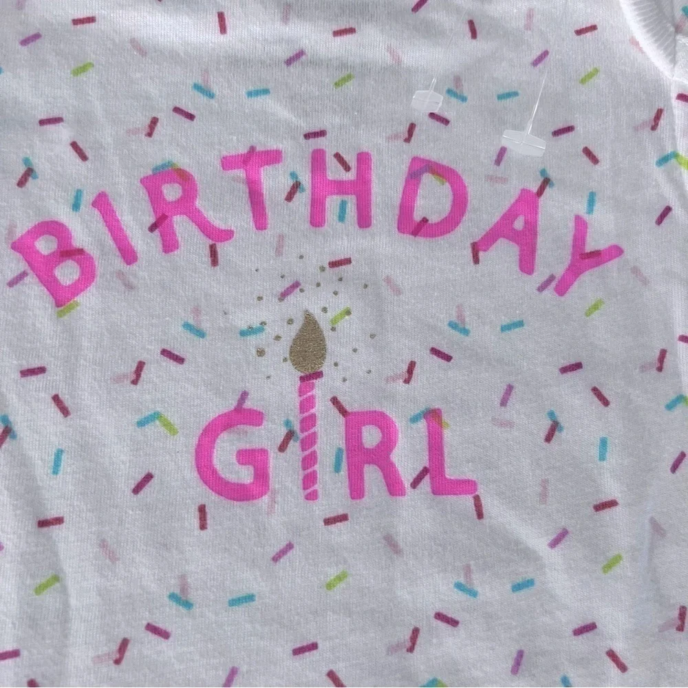 NWOT Baby Gap Birthday Girl confetti onesie size 3-6 months